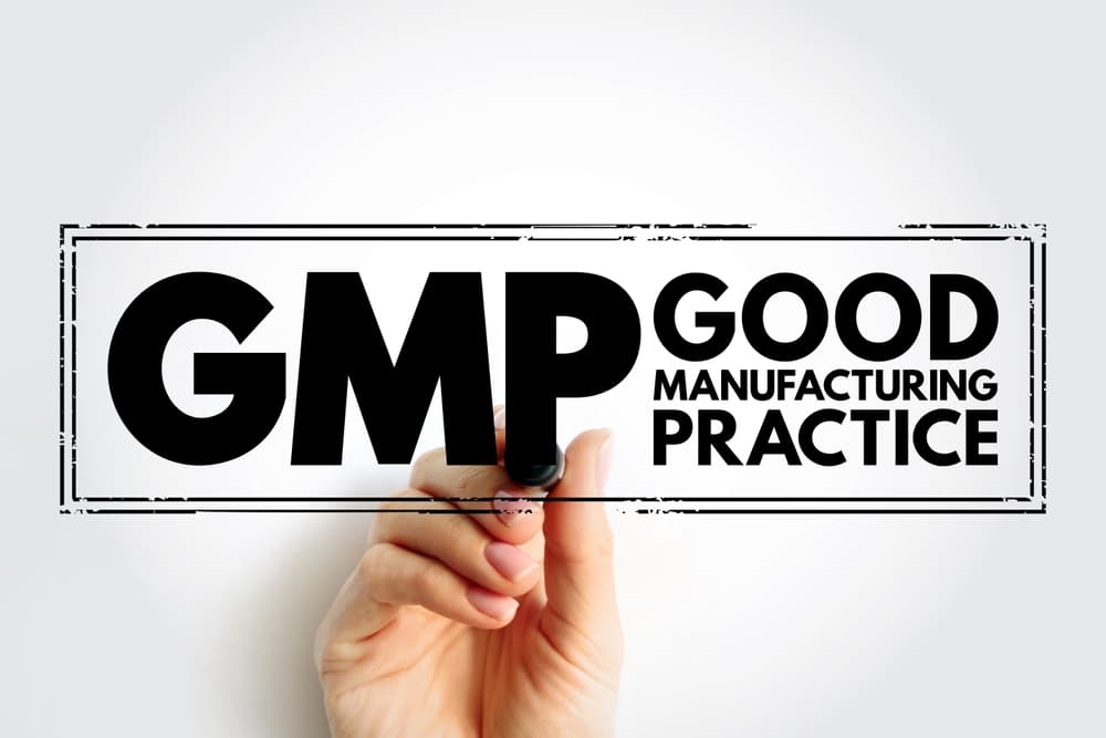 AKA GMP certification seal on Golden Monk kratom products